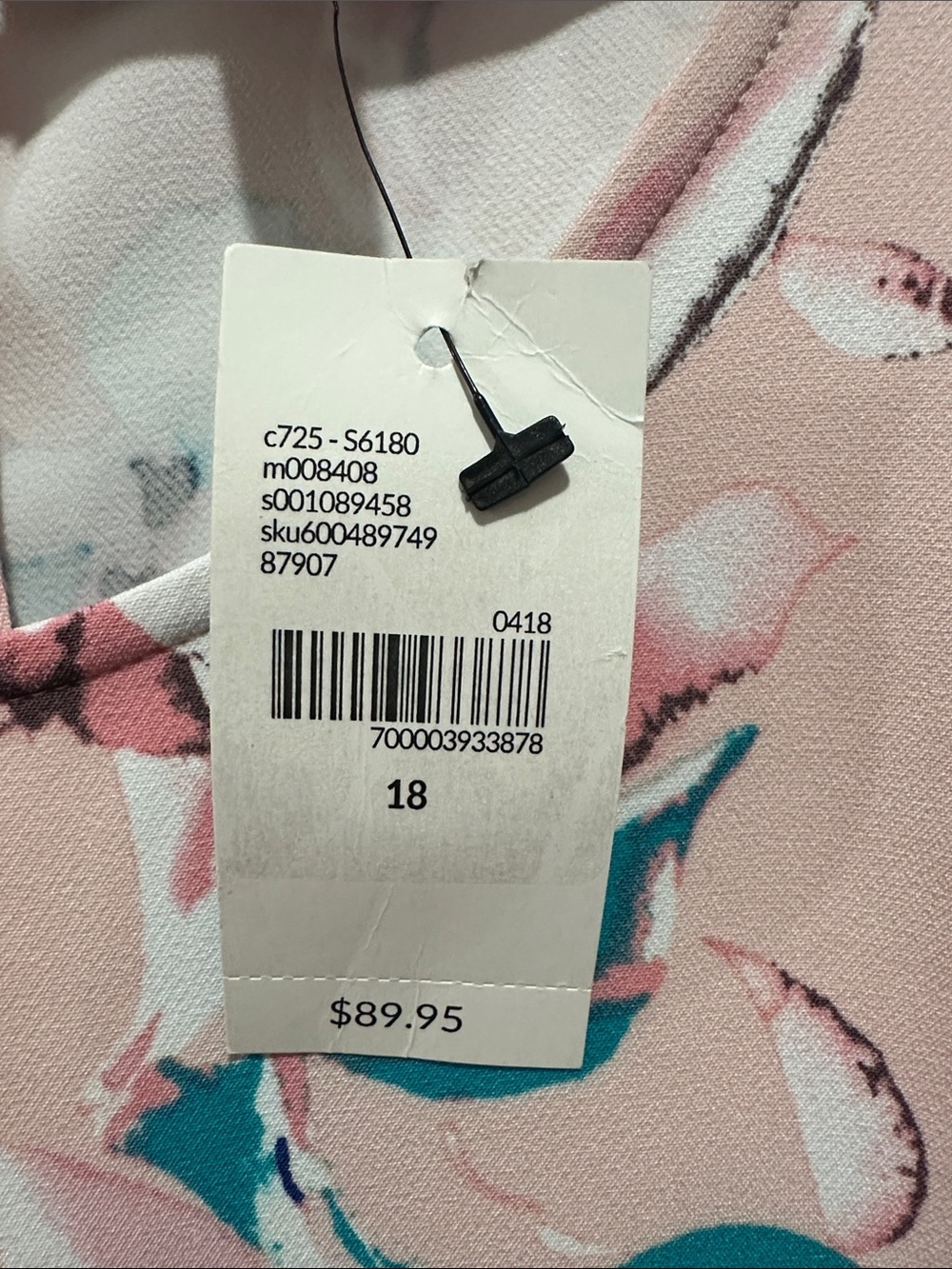 Lane Bryant Pink Floral Maxi Dress - Picture 3 of 5